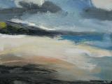 1088	Rain Clouds on a Stiff Breeze	300x240mm	Oil on Board              SOLD